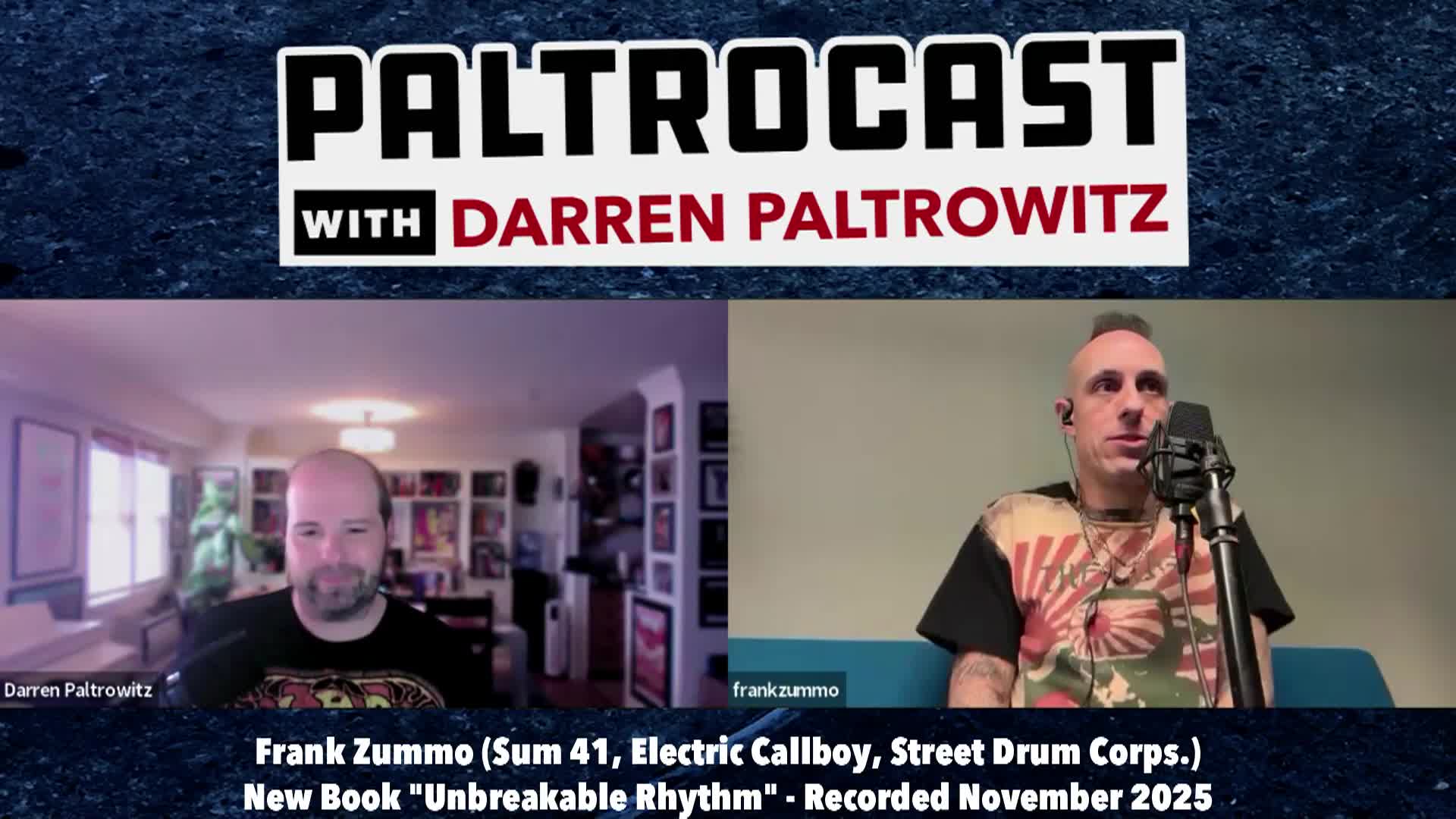 Paltrocast - 11-6-2025 - Frank Zummo on Unbreakable Rhythm Long, Island Music & Mental Strength